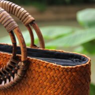 Thai rattan straw bag - Image 5