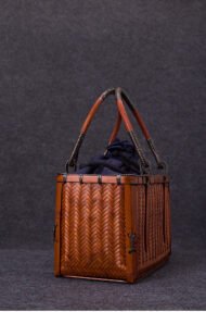 Bamboo basket bag - Image 7
