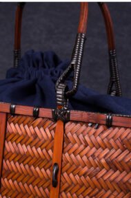 Woven bamboo basket - Image 3