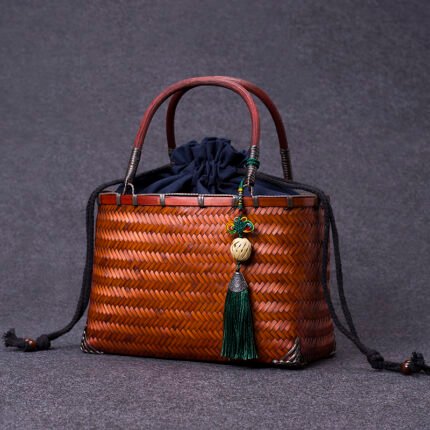 Handmade bamboo bag