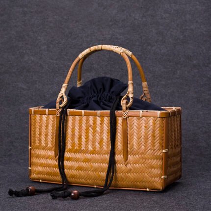 Handmade bamboo bag