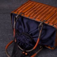 Bamboo basket bag - Image 3