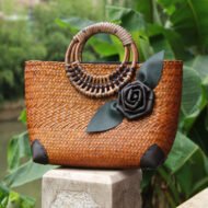 Thai rattan straw bag - Image 7